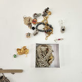 Assorted Costume Jewelry Necklaces Chains Bracelets Earrings - thumbnail 6 of 6