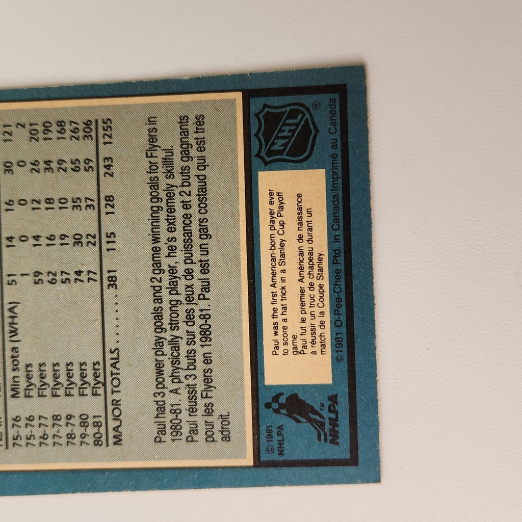 1981 O-Pee-Chee Hockey Trading Cards - image 6 of 6