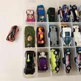 56 Assorted Diecast Toy Cars w/ Case Hot Wheels Matchbox - thumbnail 2 of 7