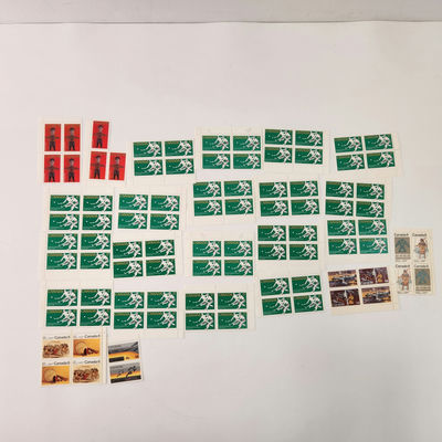 100+ Assorted 1970's Canada Post Stamps Christmas Field Hockey - Image 1 of 5