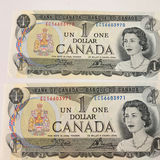 1973 Canadian $1 Notes Sequencial Pairs - thumbnail 4 of 7