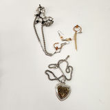 Assorted Costume Jewelry Necklaces Chains Bracelets Earrings - thumbnail 3 of 6