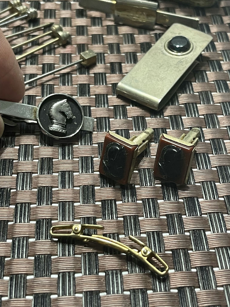 Cufflinks, Tie Pins And Pennies - image 6 of 12