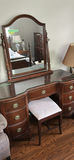 Antique Dressing Table and Stool - thumbnail 1 of 15