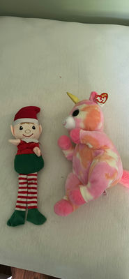 Skylar Unicorn and Christmas Elf - Image 1 of 8