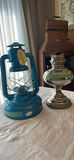 Dietz “New” Oil Lamp And Silver Base Of Oil Lamp - thumbnail 1 of 8