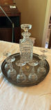 Decanter and 6 Glasses - thumbnail 1 of 7