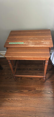 Set of 2 tables - Image 1 of 6