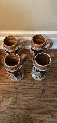 Vintage Set of Beer Steins - Image 1 of 4
