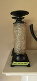 Glass and Metal Candleholders and Bowl - thumbnail 4 of 6