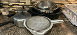 Roasting Pan, Strainers, Steel Bowl Set - thumbnail 1 of 11
