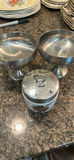 Royal Worcester Egg Coddler and metal dessert cups - thumbnail 1 of 7