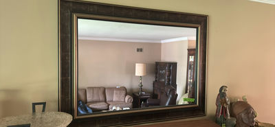 Wooden Framed Mirror - Image 1 of 5