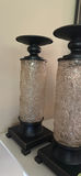Glass and Metal Candleholders and Bowl - thumbnail 5 of 6