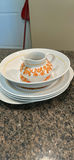 Autumn Daisies Fire King Bowls, Ridgway Christina Dinnerware - thumbnail 13 of 21