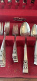 Coronation Pattern by Oneida Community Silverware in Chest - thumbnail 6 of 10