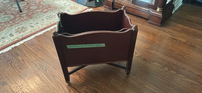 Wooden Magazine Rack - Image 1 of 7