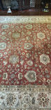 Red Oriental Rug 12" x 9" - thumbnail 6 of 9
