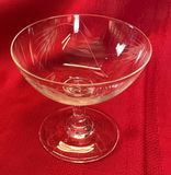 9 Vintage Etched Champagne Glasses - thumbnail 2 of 3