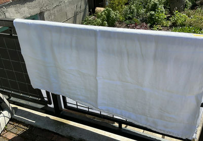 4 Vintage White Tablecloths - Image 1 of 13