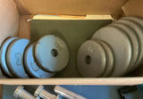 Assorted weight plates and dumbbell/barbell equipment - thumbnail 2 of 3