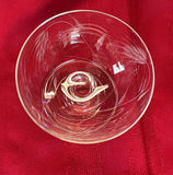 9 Vintage Etched Champagne Glasses - thumbnail 3 of 3