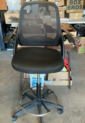 Blk Adjustable Office Chair - Image 1 of 4