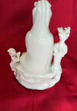 White Ceramic Large Bowl, Chinese Figurine - thumbnail 6 of 8