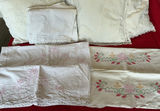 White embroidered linens set (pillowcases, napkins, runners) - thumbnail 4 of 4