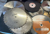 Assorted circular saw blades, grinding discs, and air hoses - thumbnail 6 of 6