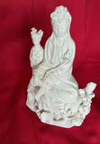 White Ceramic Large Bowl, Chinese Figurine - thumbnail 5 of 8