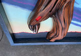 'Wounded' title of a 3D original painting with drift wood - thumbnail 3 of 7