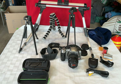 Canon DSLR Kit with Lenses, Tripods and Accessories - Image 1 of 7
