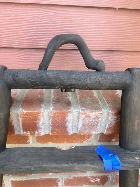 Black wood blanket ladder - image 2 of 3
