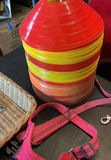 Pink dog harness with grooming kit and accessories - thumbnail 4 of 4