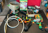 Assorted garden irrigation hoses, fittings, and timer - thumbnail 6 of 12