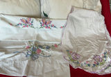 White embroidered linens set (pillowcases, napkins, runners) - thumbnail 2 of 4