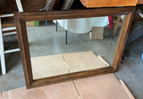 Vintage Wood Frame Wall Mirror - thumbnail 1 of 4