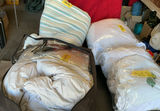 Double-size Bedding Set with Mattress cover, Down comforter and bedspread - thumbnail 1 of 6