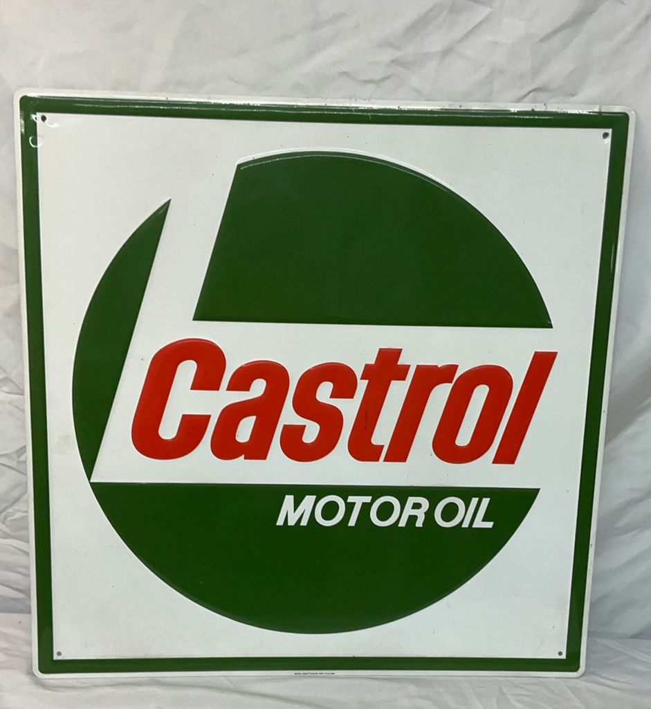 Metal Castrol Sign - image 1 of 3