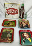 Vintage Coca-Cola Metal Trays And More - thumbnail 1 of 14
