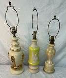 Three Unique MCM Ceramic Lamps - thumbnail 1 of 7