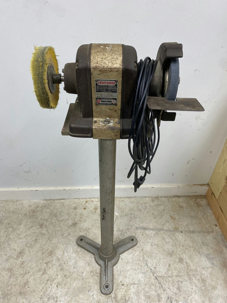 Bench Grinder on Stand - image 1 of 4