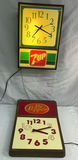 Vintage 7-up And Dr. Pepper Clocks - thumbnail 1 of 7