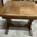 Antique Square Oak Table, with slide out leaves, Four Chairs - thumbnail 4 of 11
