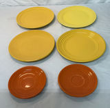Bauer Ceramics, in yellows and burnt orange - thumbnail 4 of 9