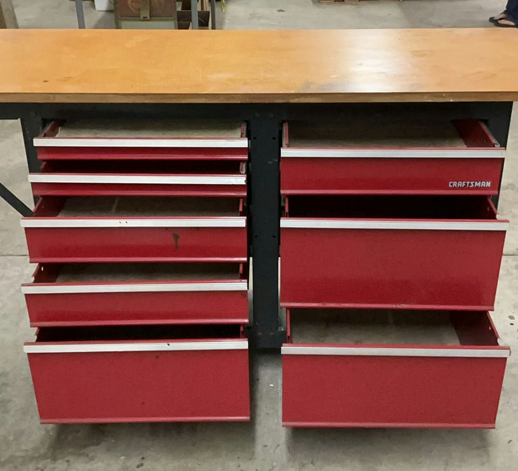 Craftsman Tool Box With Custom Work Top - image 5 of 5