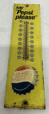 Vintage Metal Pepsi Thermometers And Bottle Carrier - thumbnail 2 of 10