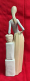 Nao Lladro Porcelain 'Lady with Butterfly and Basket of Apples - thumbnail 4 of 5