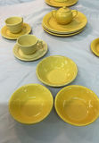 Yellow Bauer Pottery Dinnerware Set - thumbnail 5 of 15